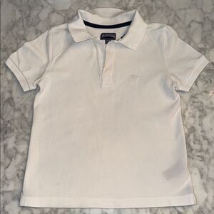 VILEBREQUIN BOYS ORGANIC WHITE POLO SHIRT 8